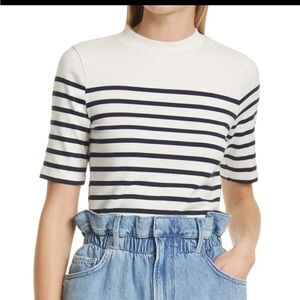 Frame Mariner striped black and ivory Women's Size Large